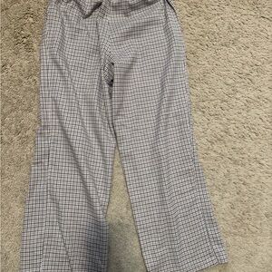 Abercrombie Kids Checkered Pants - Black and White